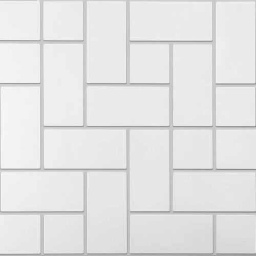 California Tile + Gloss/Matte White (Paintable)