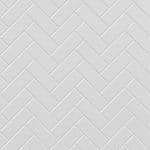 Herringbone + Gloss White (Paintable)