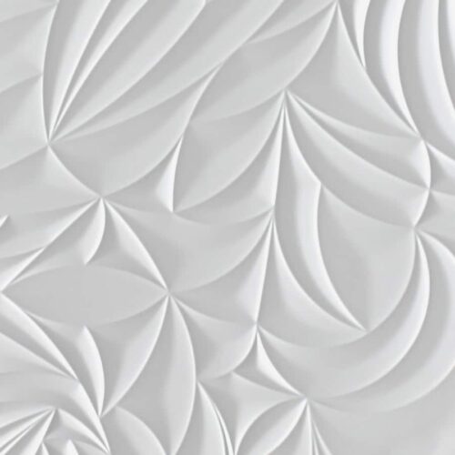 Sculpted Petals + Gloss/Matte White (Paintable)