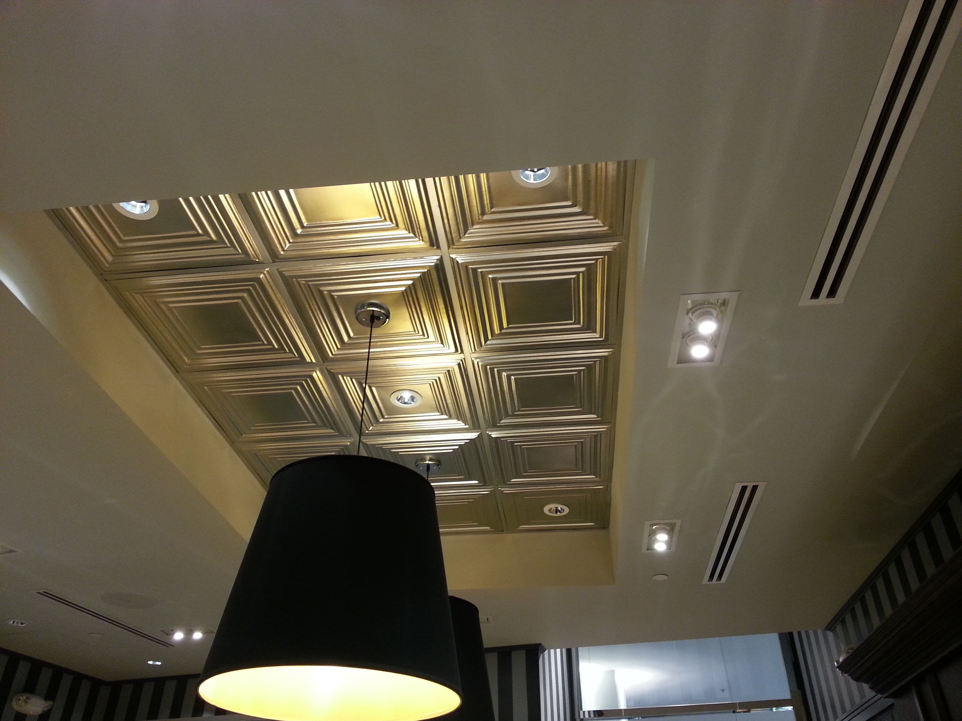 Madison + Mirror Gold (MirroFlex Ceiling Tiles)
