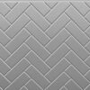 Herringbone Tile 18" x 24" Backsplash Panel