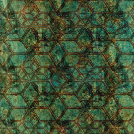 Carved Copper Corrosion 4' x 8' Panels (Fusion, Metallics Collection)