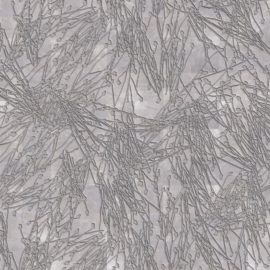 Centaurea Pressed in Silver 4' x 8' Panels (Fusion, Organics Collection)