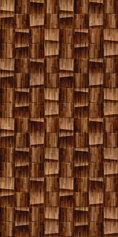 Cubism Oak 4' x 8' Panels (Fusion, Wood Collection)