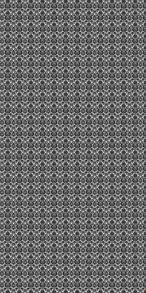 Damask Black 4' x 8' Panels (Fusion, Pattern + Color Collection)