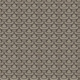 Damask Fabric Beige on Black 4' x 8' Panels (Fusion, Pattern + Color Collection)