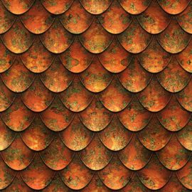 Dragon Scale 4' x 8' Panels (Fusion, Pattern + Color Collection)
