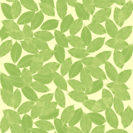 Leaves Green Cream 4' x 8' Panels (Fusion, Organics Collection)