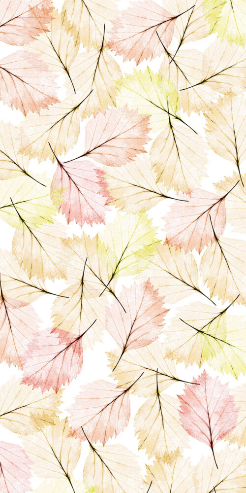 Leaves Modern Red Gold 4' x 8' Panels (Fusion, Organics Collection)