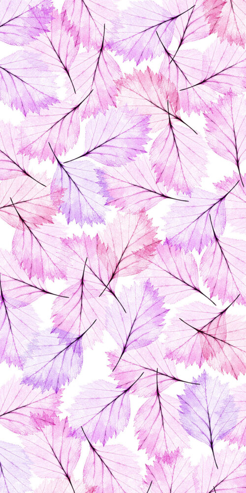 Leaves Modern Red Violet 4' x 8' Panels (Fusion, Organics Collection)