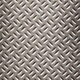 Brushed Stainless Diamond Plate 256 GEK (NuMetal, Aluminum Collection)
