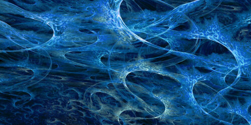 Odyssey Deep Sea, 4' x 8' Panel (Fusion, Abstract Collection)