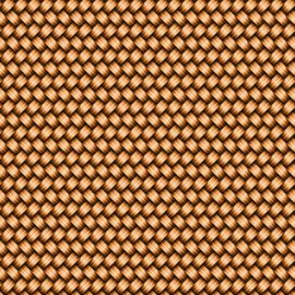 Woven Copper Rings, 4' x 8' Panel (Fusion, Patterns & Color Collection)