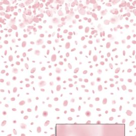 Falling Petals, Pink (4x8 Panel)