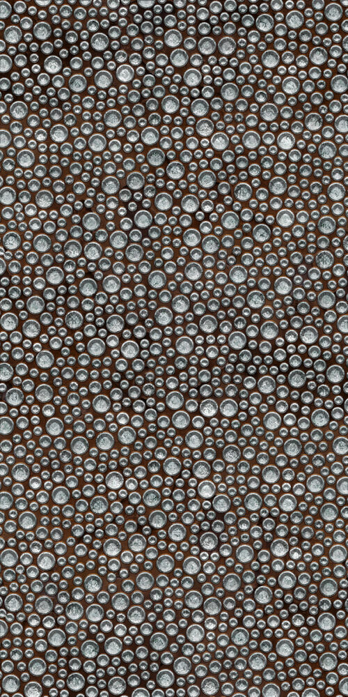 Silver Inset Bronze, 4' x 8' Panel (Fusion, Metallics Collection)