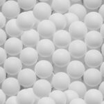 White Beads, Ping Pong Balls White, 4' x 8' Panel, Fusion, Abstract Collection