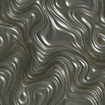 Metallic Liquid Aluminum, 4' x 8' Panel, Fusion Metallics Collection
