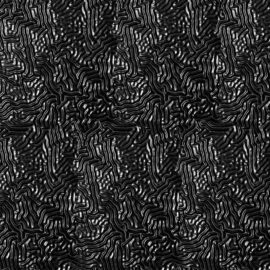 Wrinkle, Abstract Collection, mostly dark gray, with squiggles, wrinkles, 3d