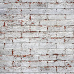 Brick Wall Peeling White Paint