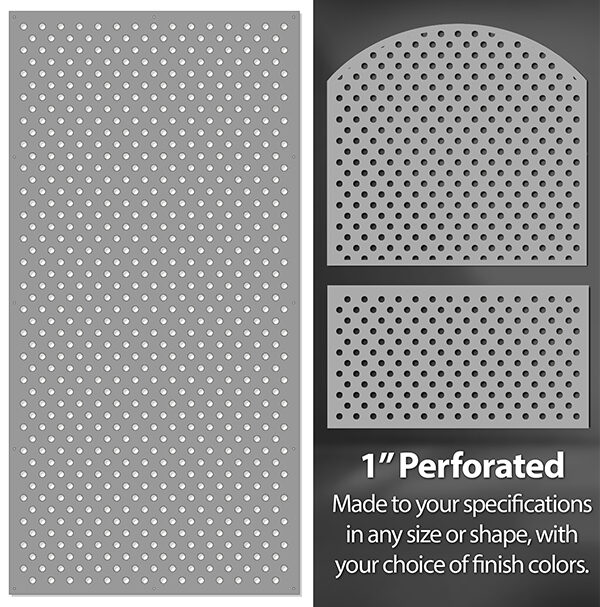 1 Inch Perforated Fusion Screens