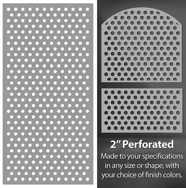 2 Inch Perforated Fusion Screens