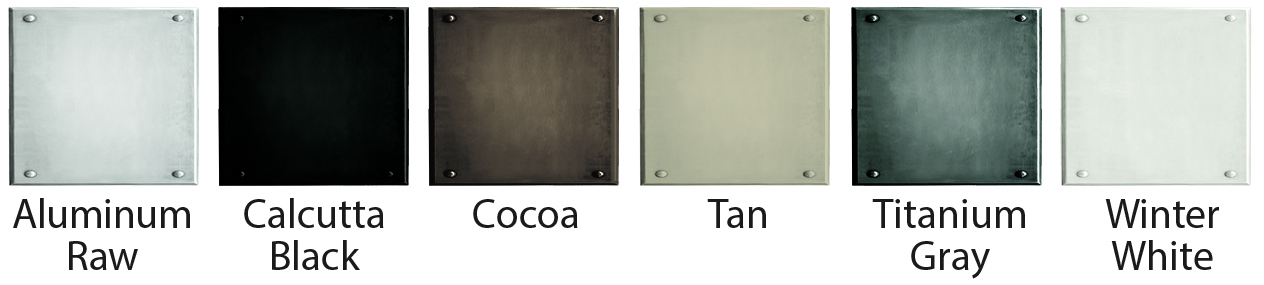 Fusion Screens Finishes